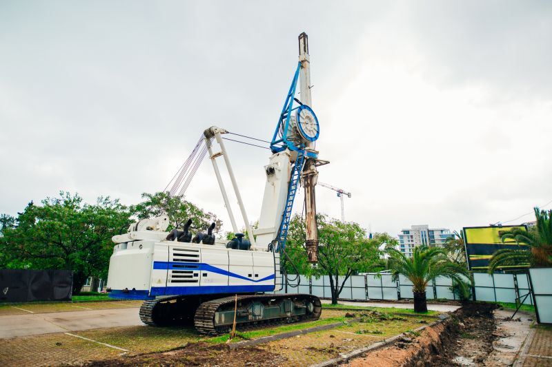 Hydraulic Pier Installation